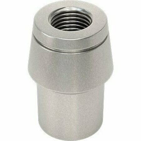 BSC PREFERRED Tube-End Weld Nut Left-Hand Threaded for 1 OD and 0.095 Wall Thickness 1/2-20 Thread 94640A289